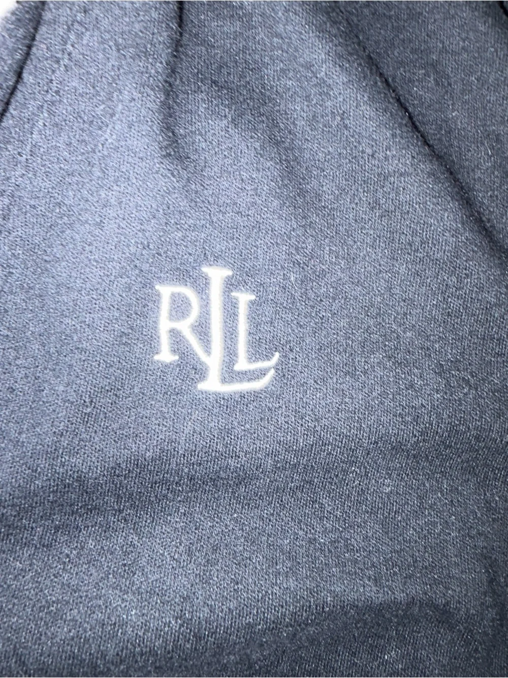 Ralph Lauren Black Polo-Style Long Sleeve Dress